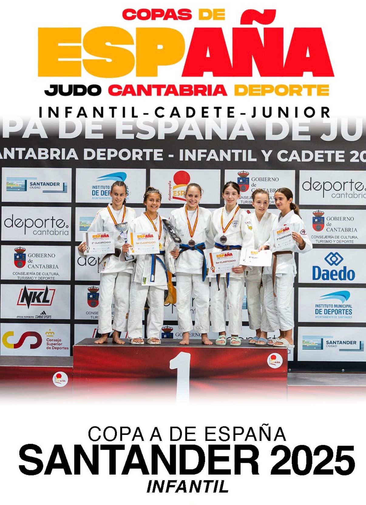RESULTADOS Supercopa de España de Judo Infantil y Cadete de Cantabria. 04-10-25
